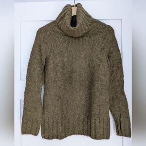 Aritzia Cozy Turtleneck Sweater - Olive Green